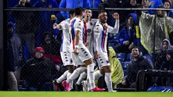 El festejo de Tigre en la cancha de Boca.