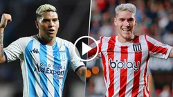 Racing vs. Estudiantes (LP) por la Copa de la Liga.