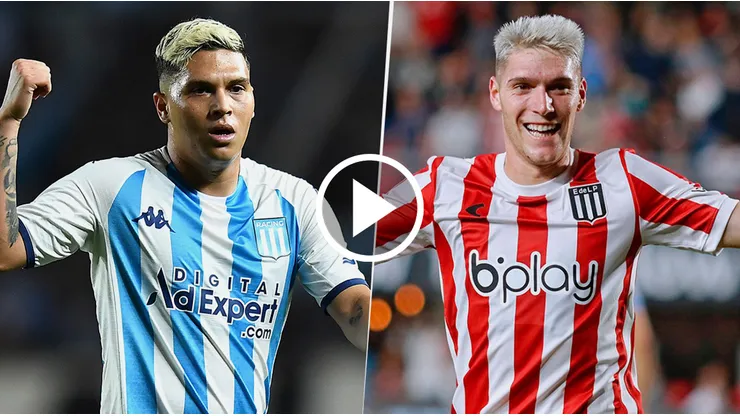Racing vs. Estudiantes (LP) por la Copa de la Liga.