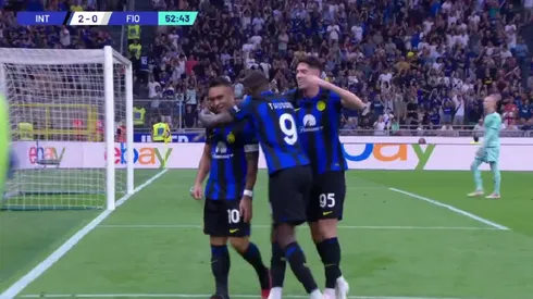 Encendido: doblete de Lautaro antes de volver a la Selección