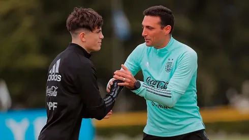 Scaloni, como con Garnacho, quiere blindar a Nico Paz y Bruno Zapelli