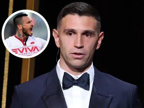 ¿Quién? Pinilla se la volvió a agarrar con el Dibu