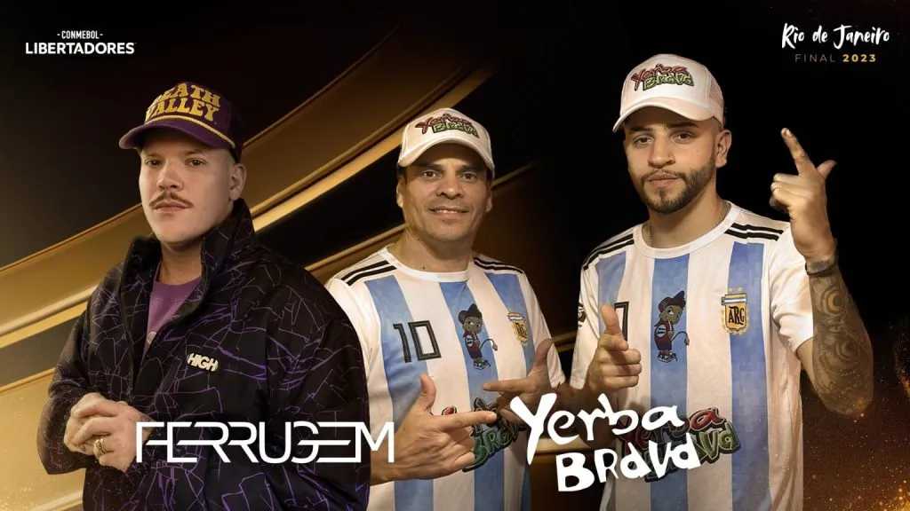 Ferrugem y Yerba Brava serán las bandas encargadas del show en la CONMEBOL Libertadores. (Foto: CONMEBOL)