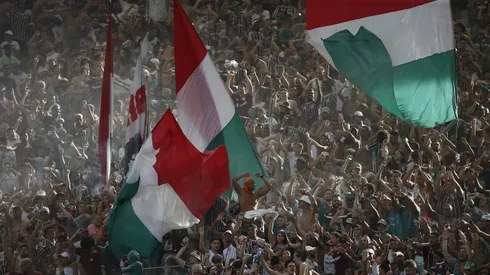 Hinchada de Fluminense en el Maracaná.