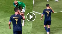 Cristiano mandó a callar a hinchas visitantes cuando le gritaban por Messi.