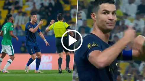 Cristiano Ronaldo se la agarró con Piero Maza y pide que lo cambien.