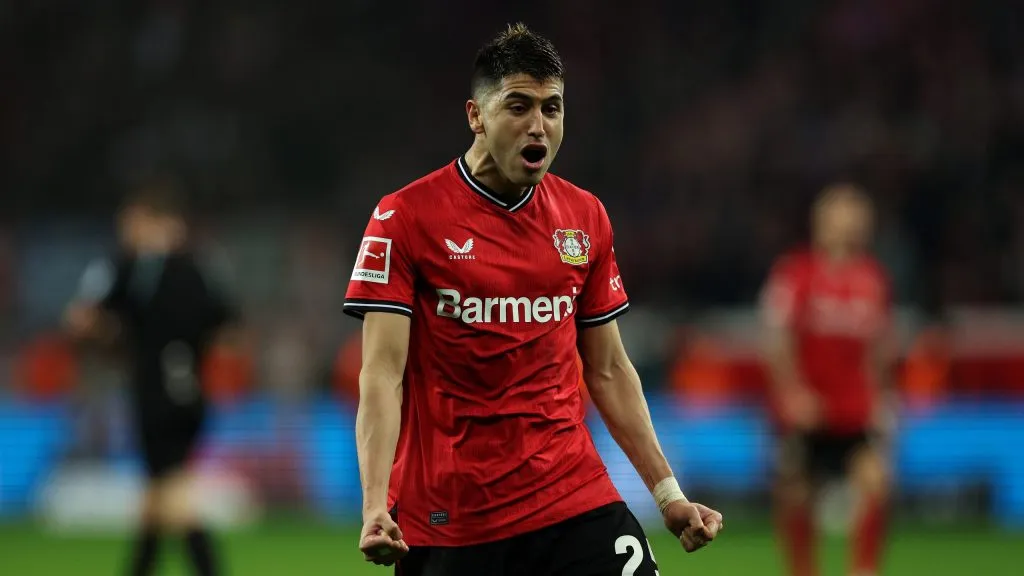 Exequiel Palacios en Bayer Leverkusen. (Foto: Getty)