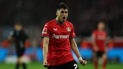 Exequiel Palacios en acción.