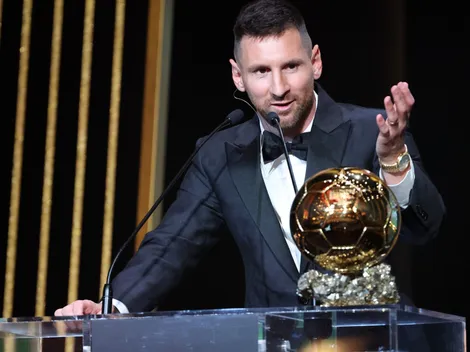 Leo Messi emocionó a todos con un gran discurso dedicado a Maradona: "Va para vos"