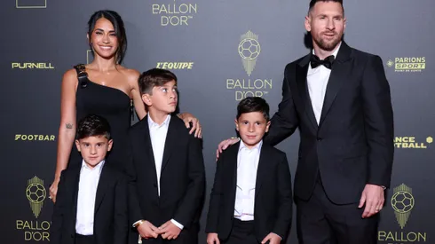 La familia Messi, de gala para el Balón de Oro 2023.