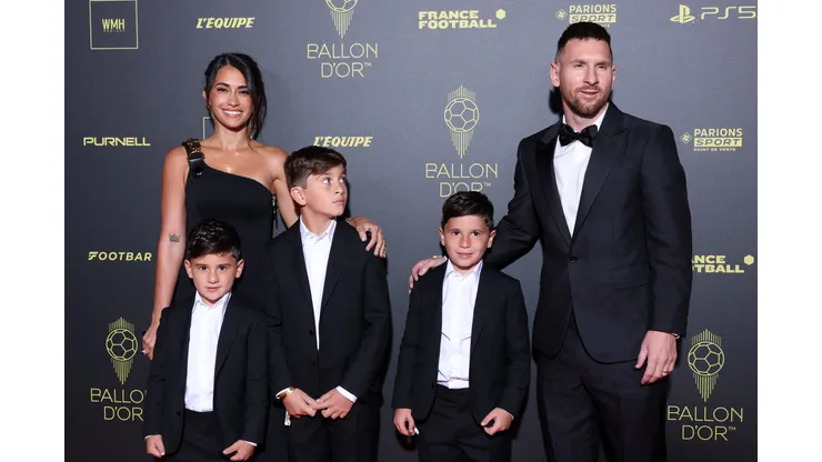 La familia Messi, de gala para el Balón de Oro 2023.