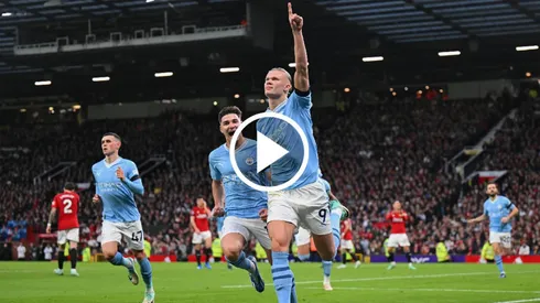 Doblete y asistencia de Erling Haaland para el triunfo de Manchester City en el derbi