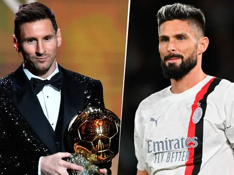 Para Giroud, Messi merece ganar el Balón de Oro