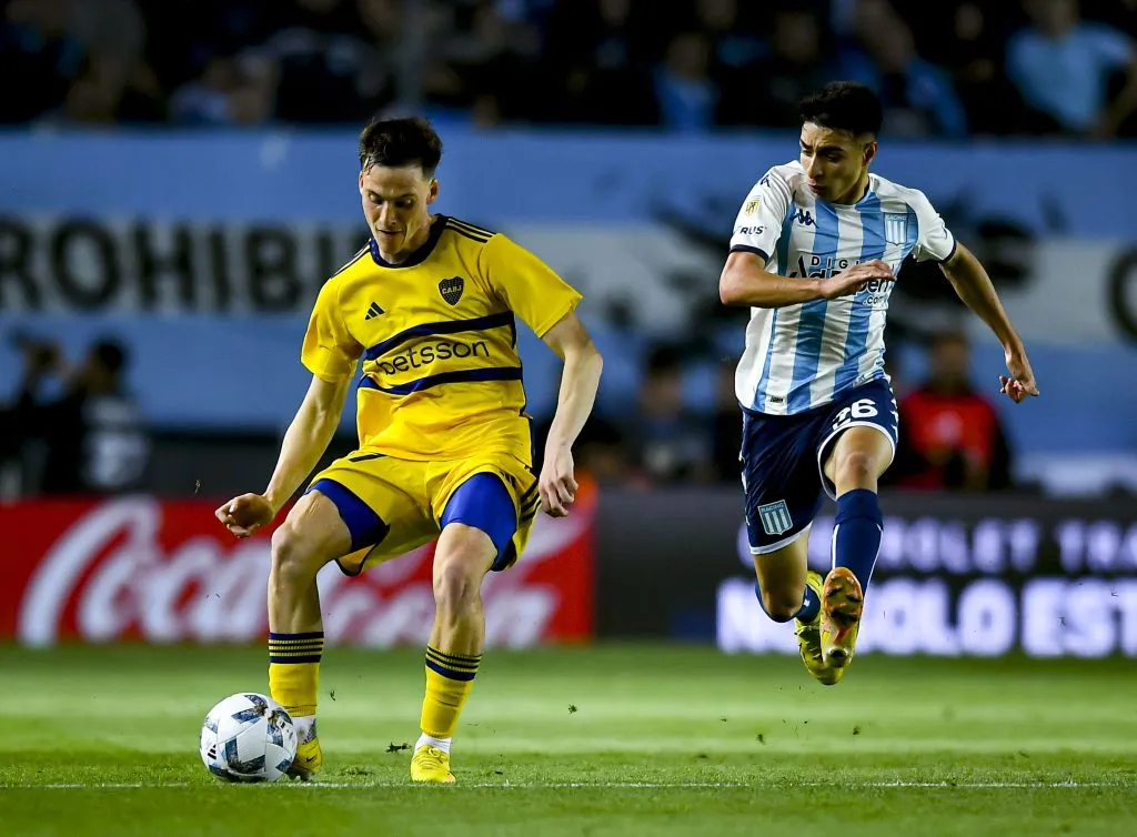 Jabes Saralegui jugará su segundo partido en la primera de Boca. (Foto: Getty).