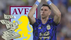 Dibu Martínez tiene grandes chances de juntarse con Marcos Acuña en Aston Villa