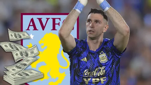 Dibu Martínez tiene grandes chances de juntarse con Marcos Acuña en Aston Villa