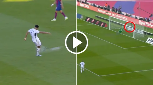 Golazo de Jude Bellingham para el empate del Real Madrid ante Barcelona