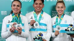 María José Vargas, Natalia Méndez y María José Vargas ganaron medallas en Racquetball.
