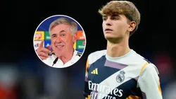 Nico Paz recibió un buen elogio de Carlo Ancelotti.