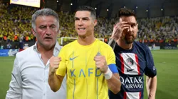 Galtier se olvidó de Messi y dijo que Cristiano es el mejor del mundo.