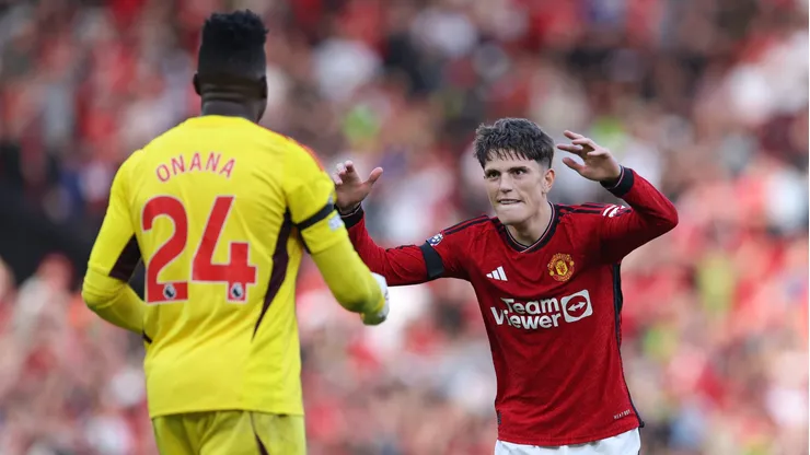 El posteo de Onana para defender a Garnacho: "Sé lo que quiso decir"