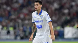 Matías Soulé, la rompe en Frosinone, y se lo disputan la Selección Argentina y la Selección de Italia. (Getty Images)