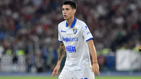 Matías Soulé, la rompe en Frosinone, y se lo disputan la Selección Argentina y la Selección de Italia. (Getty Images)