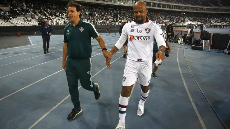 Fernando Diniz dijo que cree que Felipe Melo llegará a la Final de la Copa Libertadores con Boca. Getty Images.