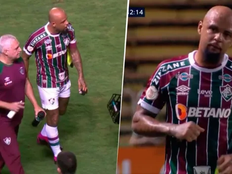 Atención Boca: Felipe Melo salió lesionado en Fluminense a 10 días de la final de Libertadores