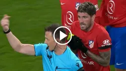 De Paul se fue expulsado ante Celtic.