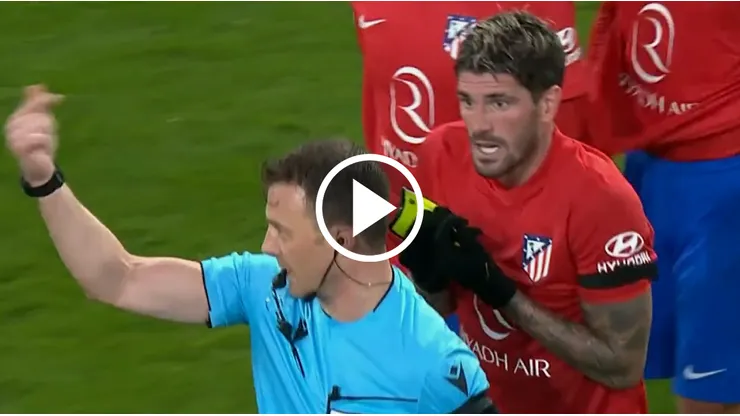 De Paul se fue expulsado ante Celtic.