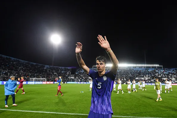 Federico Redondo durante el Mundial Sub-20 disputado en Argentina.