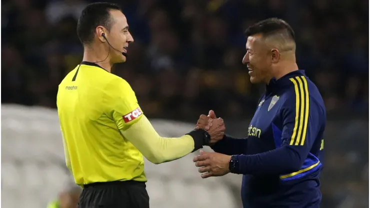Wilmar Roldan dirigió a Boca 14 veces, de las cuales 7 fueron victorias, cuatro empates y tres derrotas. Getty Images.