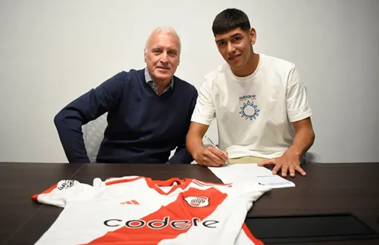 Lautaro Rivero se marchó del Millonario. (Foto: Prensa River)