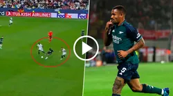 Gabriel Jesús, encendido ante Sevilla.