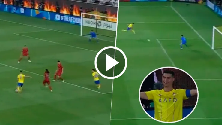 Cristiano Ronaldo marcó dos golazos para que Al Nassr le gane a Al Duhail.