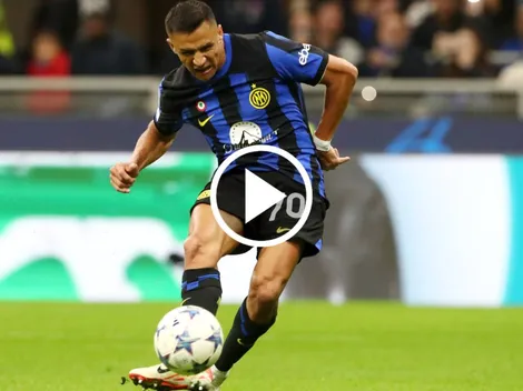 Alexis Sánchez se reencontró con el gol y adelantó a Inter