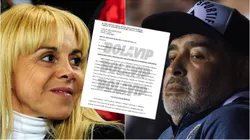 La denuncia fue realizada por Diego en 2015 y luego de su muerte la siguieron tres de sus hijos: Jana, Diego Junior y Diego Fernando.