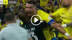 El festejo alocado de Cristiano Ronaldo.