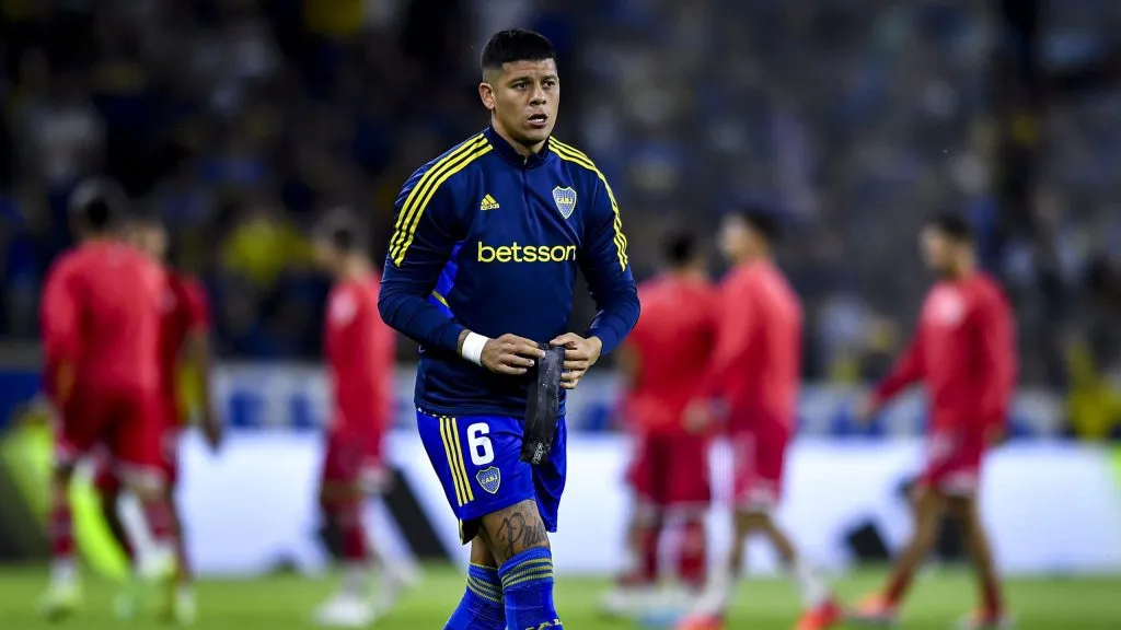 Marcos Rojo, el capitán de Boca. (Getty Images)
