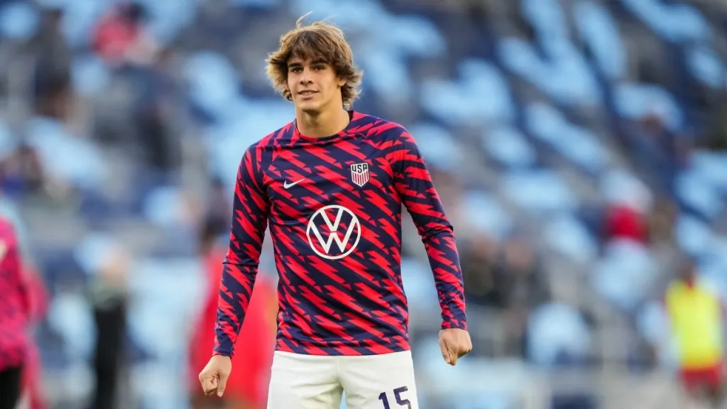 Benjamín Cremaschi ya tiene presente en la selección de Estados Unidos (Getty Images).
