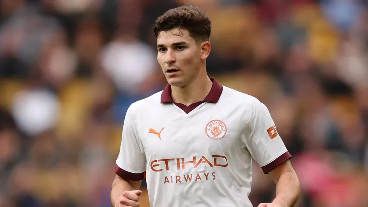 Julián Álvarez en Manchester City.