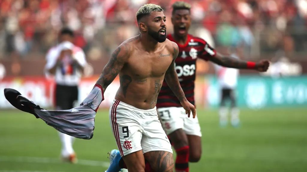 Gagibol, el verdugo de River en la final de Lima en 2019. (Getty)