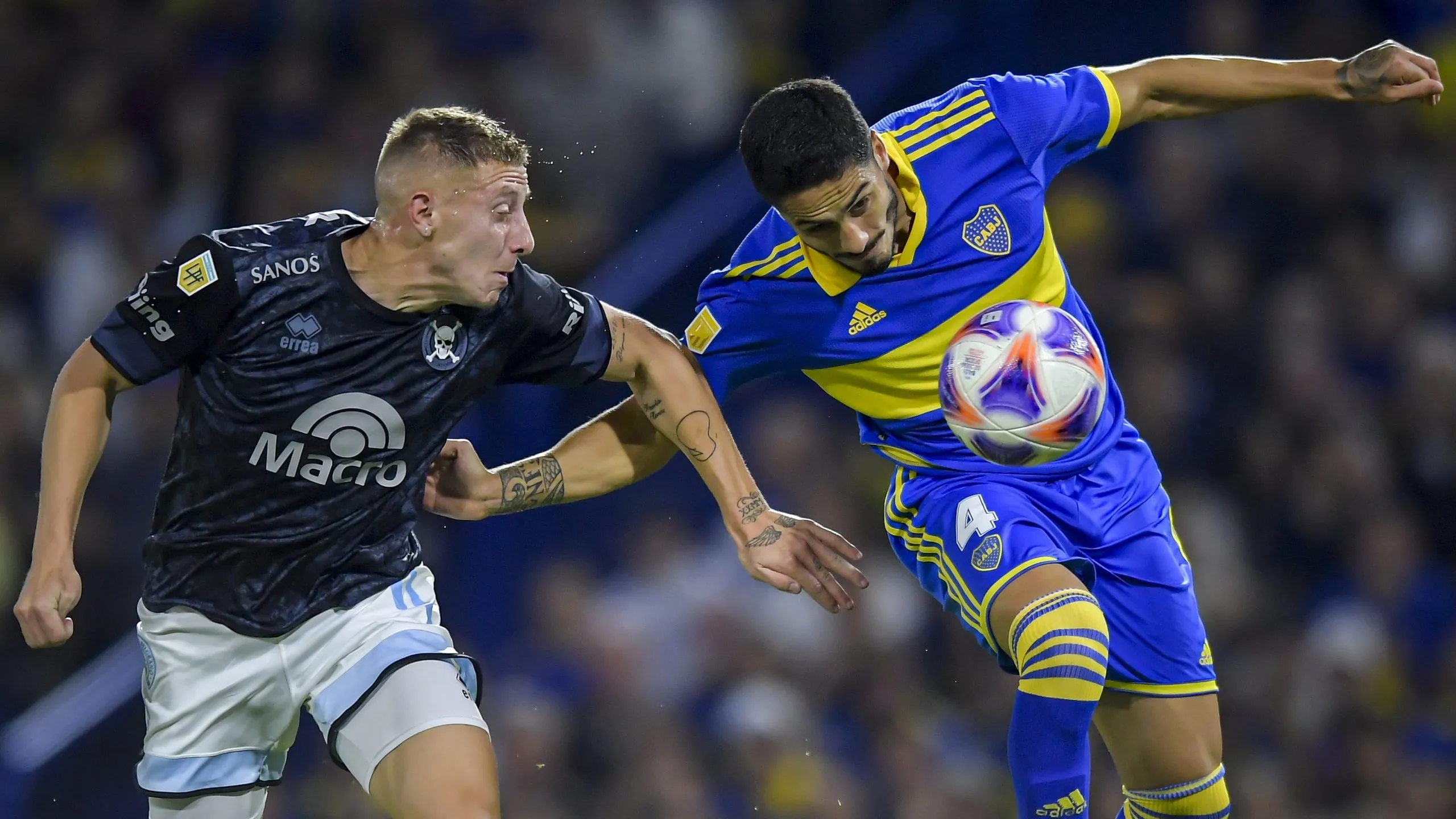 Nicolás Figal en acción en Boca. (Foto: Getty)