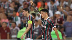 Germán Cano con la camiseta de Fluminense.