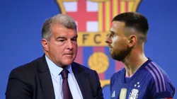 Laporta reconoció contactos con el entorno de Messi: ¿Vuelve al Barcelona?