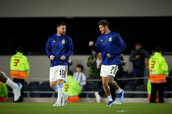 Lionel Messi y Rodrigo De Paul, una dupla inseparable.