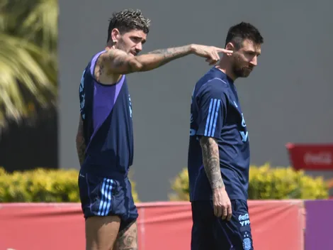 De Paul cerró la noche con una frase para que Messi no deje nunca la Selección Argentina