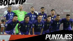 Los once titulares de Argentina en Lima.