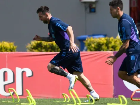 La imagen de Messi en el entrenamiento de la Selección que ilusionó a todos